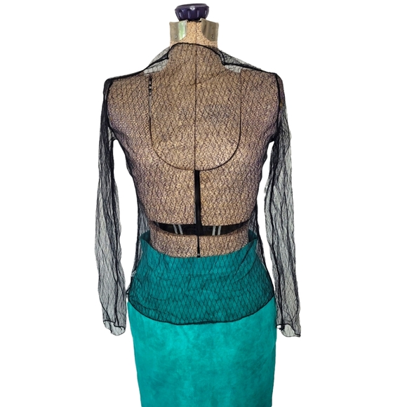 vee miny Tops - Vee Miny super sheer black mesh top